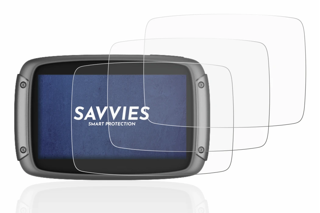 Image of the device TomTom Rider 550 with a wide variety of screen protectors.