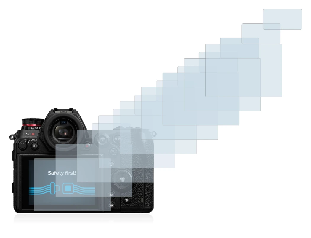 Image of the device Panasonic Lumix DC-S1R with a wide variety of screen protectors.