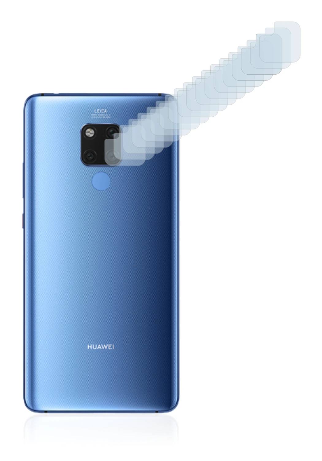 Image of the device Huawei Mate 20 X (ONLY Camera Lens) with a wide variety of screen protectors.