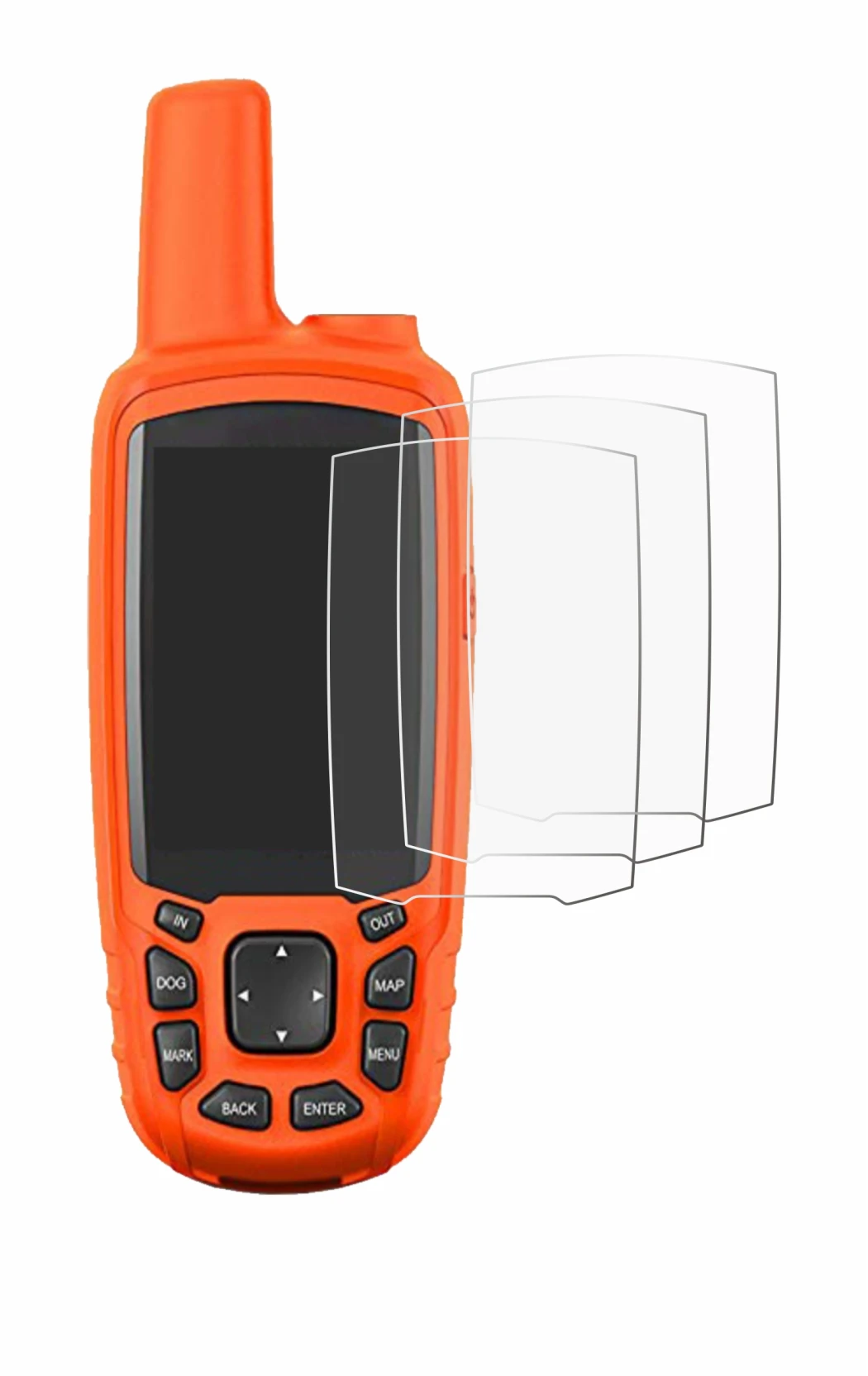 Image of the device Garmin Astro 430 with a wide variety of screen protectors.