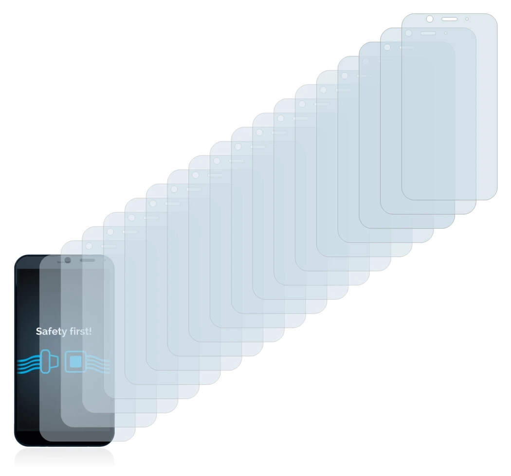 Image of the device Shiftphones Shift6m with a wide variety of screen protectors.