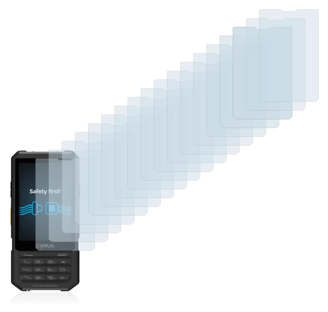Image of the device Cyrus CM 17 Hybrid with a wide variety of screen protectors.