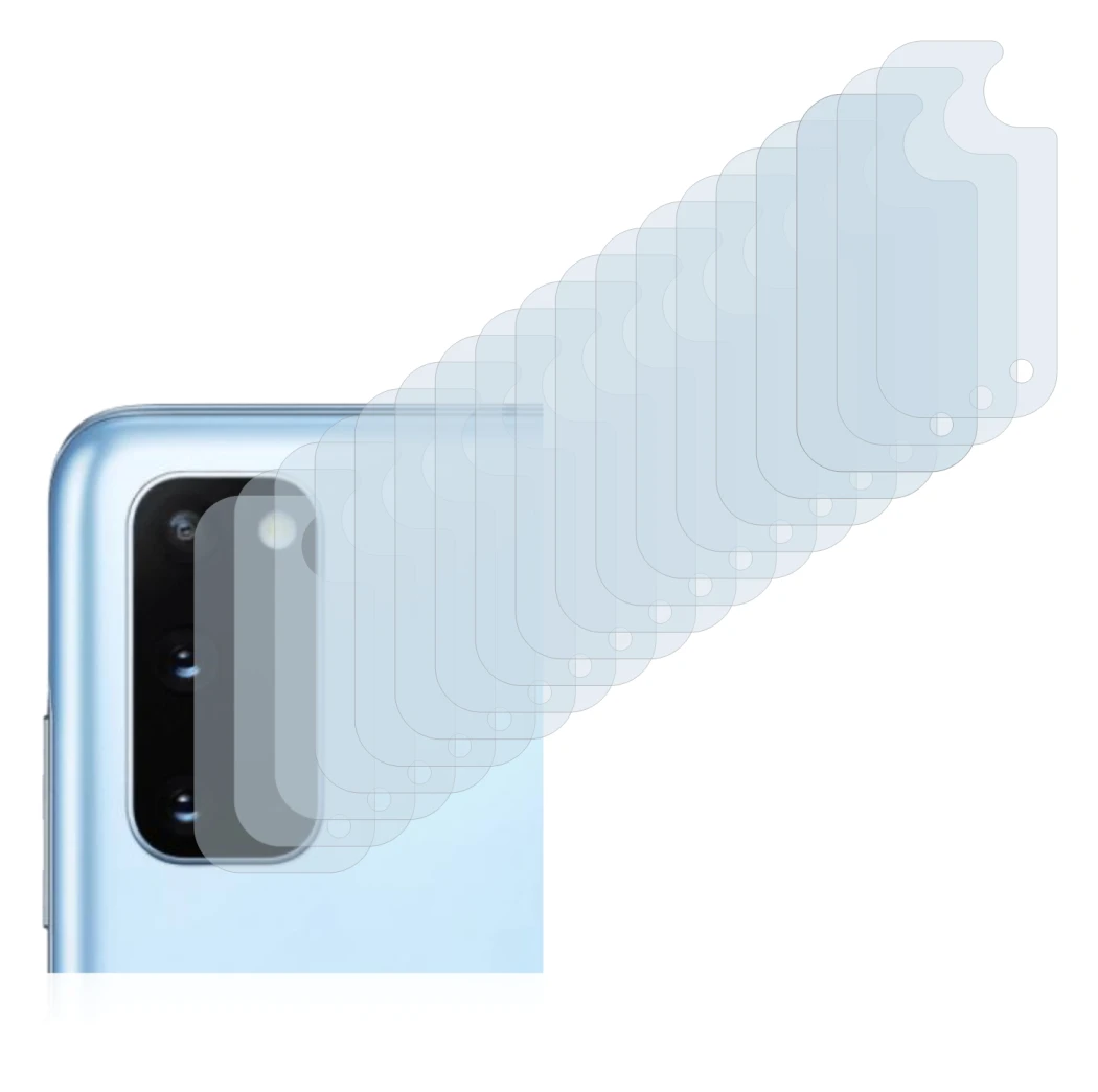 Image of the device Samsung Galaxy S20 (ONLY Camera Lens) with a wide variety of screen protectors.