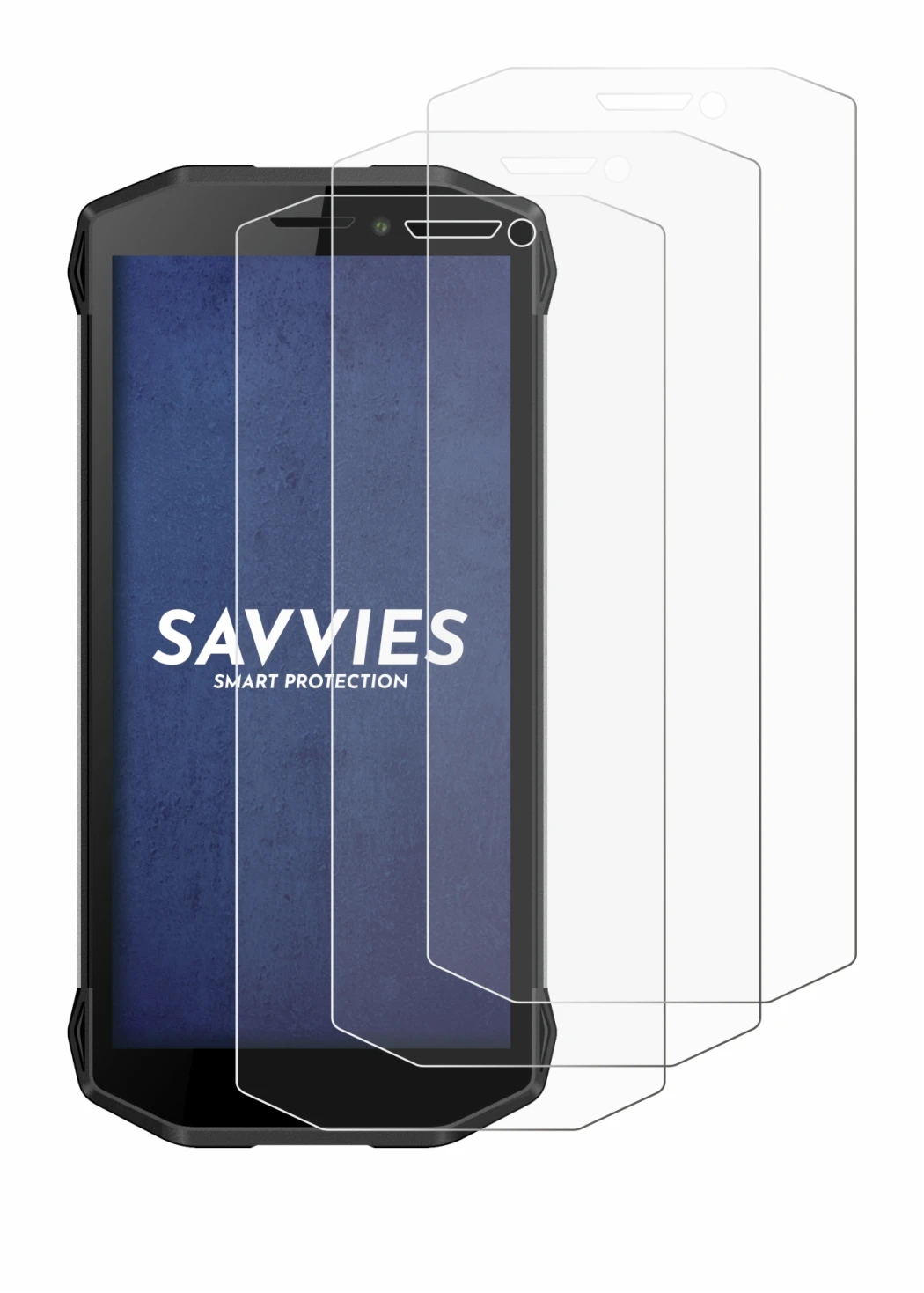 Image of the device Evolveo Strongphone G5 with a wide variety of screen protectors.