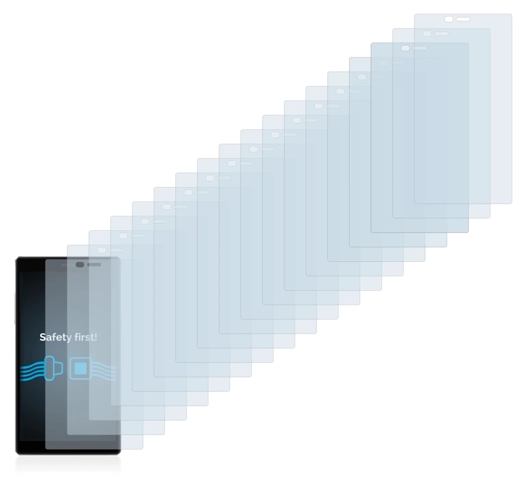 Image of the device GlocalMe G4 Pro with a wide variety of screen protectors.