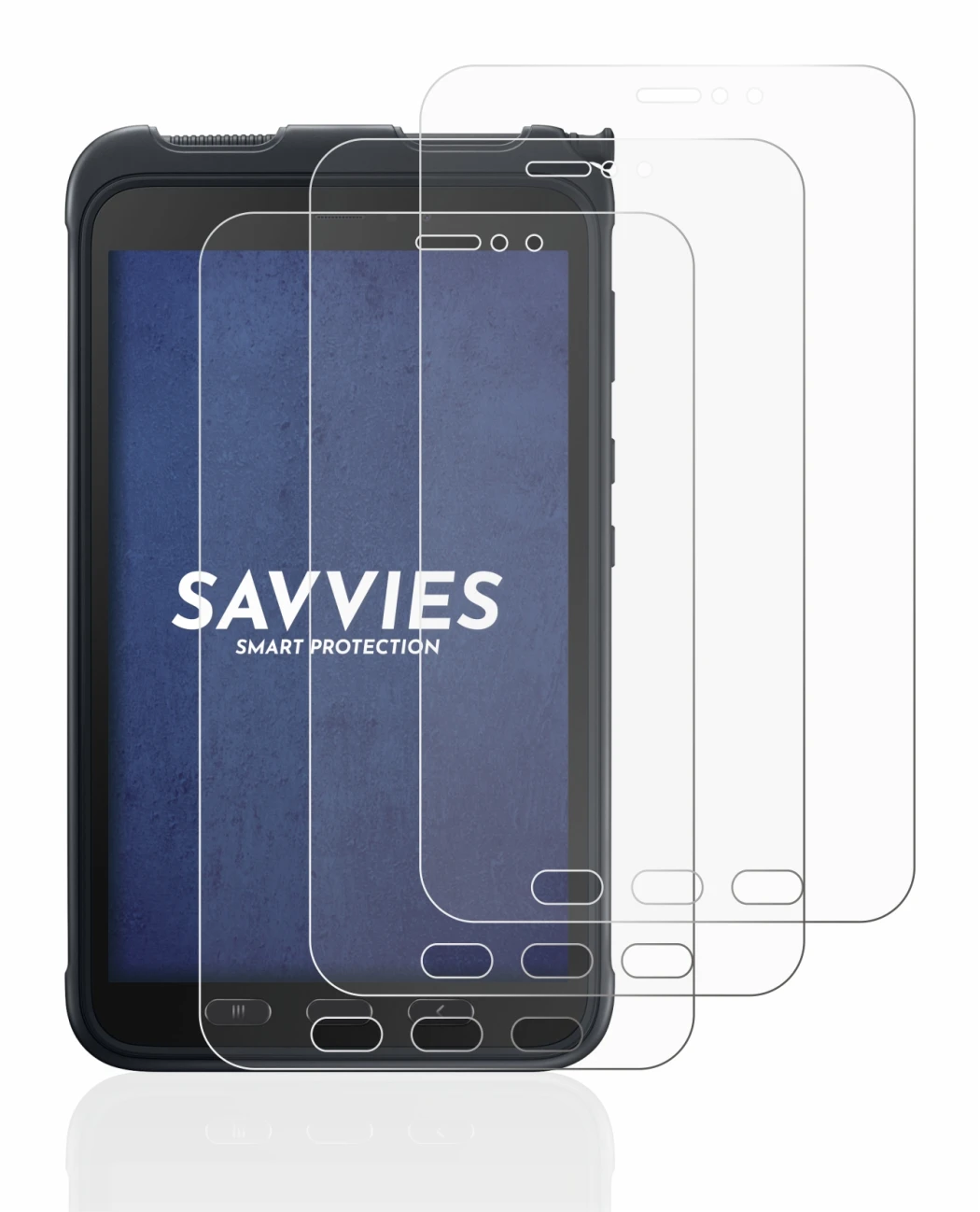 Image of the device Samsung Galaxy Tab Active 3 with a wide variety of screen protectors.