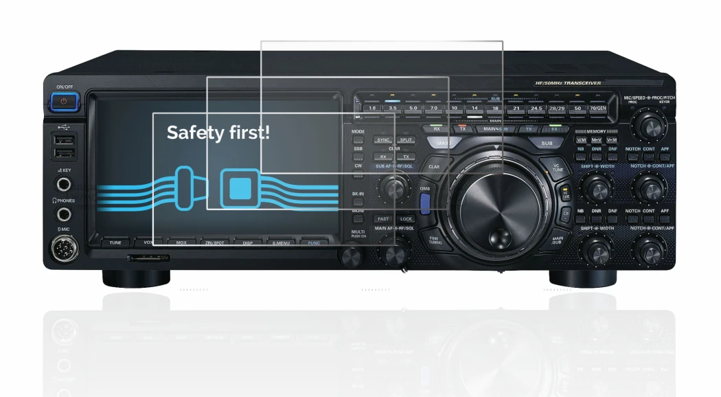Image of the device Yaesu FT-DX101D with a wide variety of screen protectors.