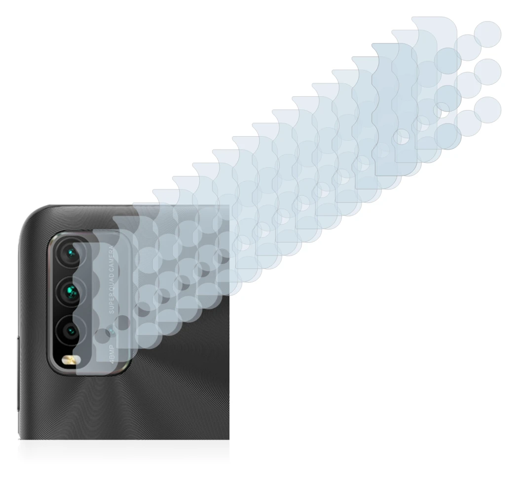 Image of the device Xiaomi Redmi 9T (ONLY Camera Lens) with a wide variety of screen protectors.