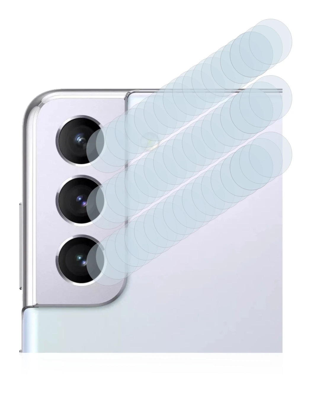 Image of the device Samsung Galaxy S21 5G (ONLY Camera Lens) with a wide variety of screen protectors.