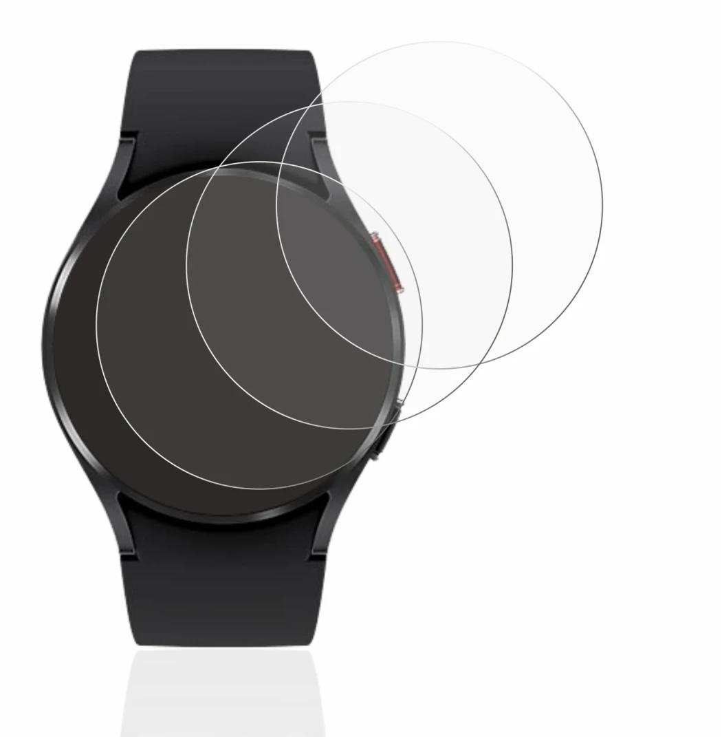 Image of the device Samsung Galaxy Watch 4 (40mm) with a wide variety of screen protectors.