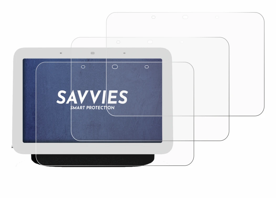 Image of the device Google Nest Hub 2 with a wide variety of screen protectors.