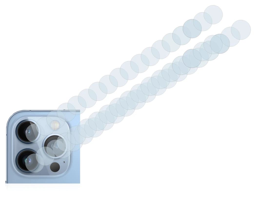 Image of the device Apple iPhone 13 Pro Max (ONLY Camera Lens) with a wide variety of screen protectors.