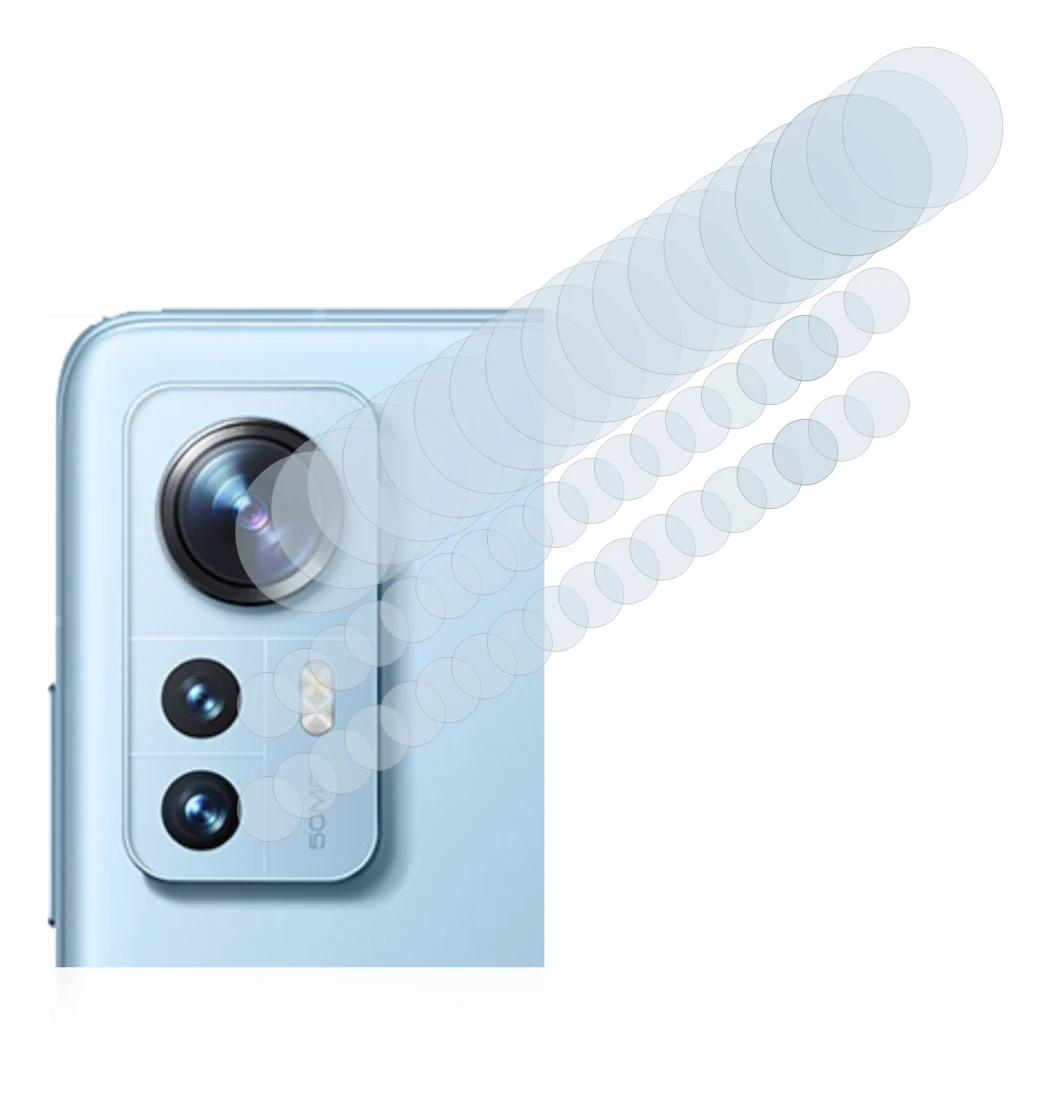 Image of the device Xiaomi 12 Pro (ONLY Camera Lens) with a wide variety of screen protectors.