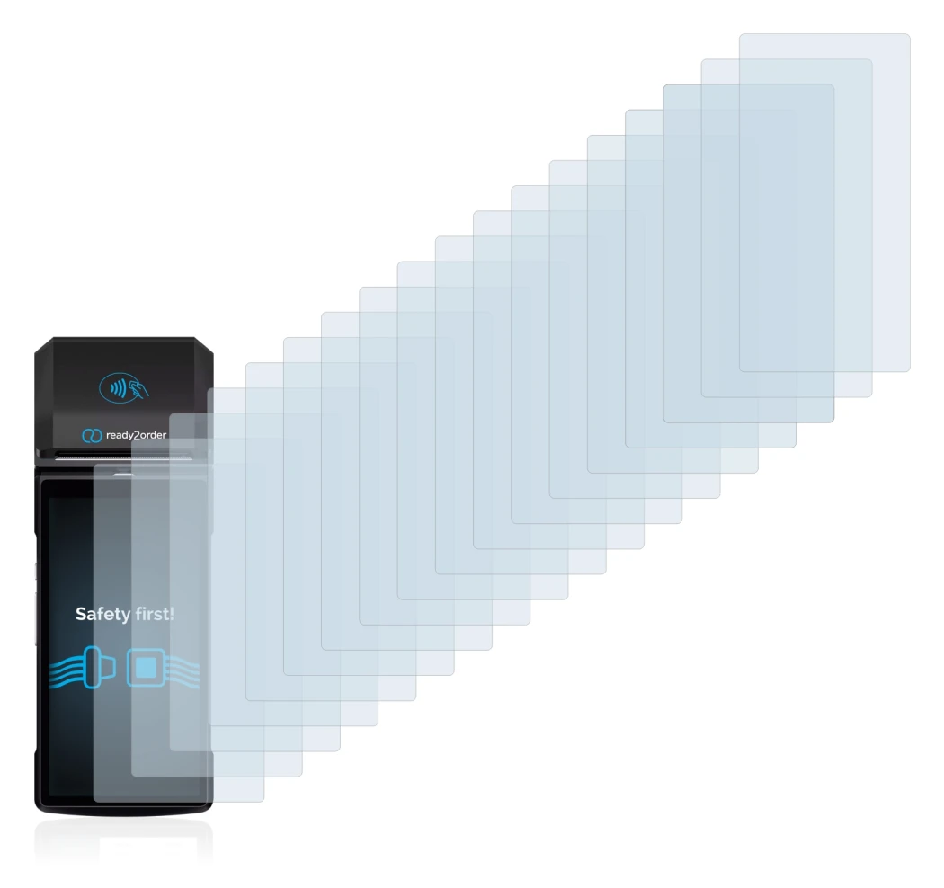 Image of the device Ready2order ReadyGo with a wide variety of screen protectors.