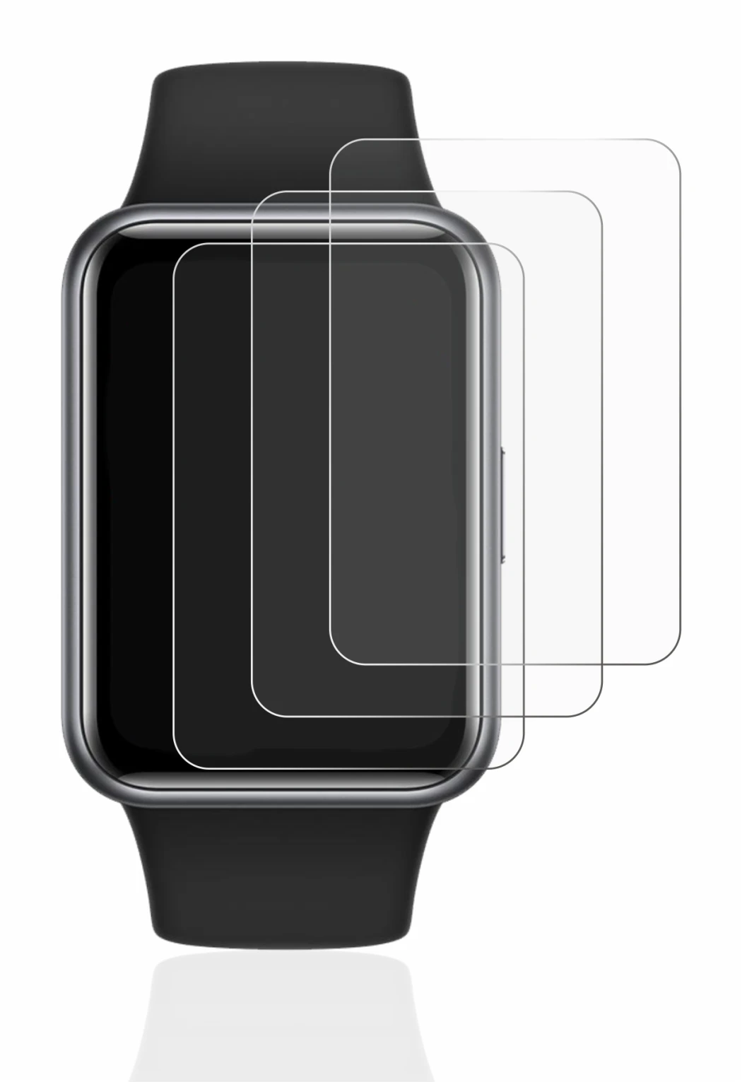 Image of the device Huawei Watch Fit 2 with a wide variety of screen protectors.