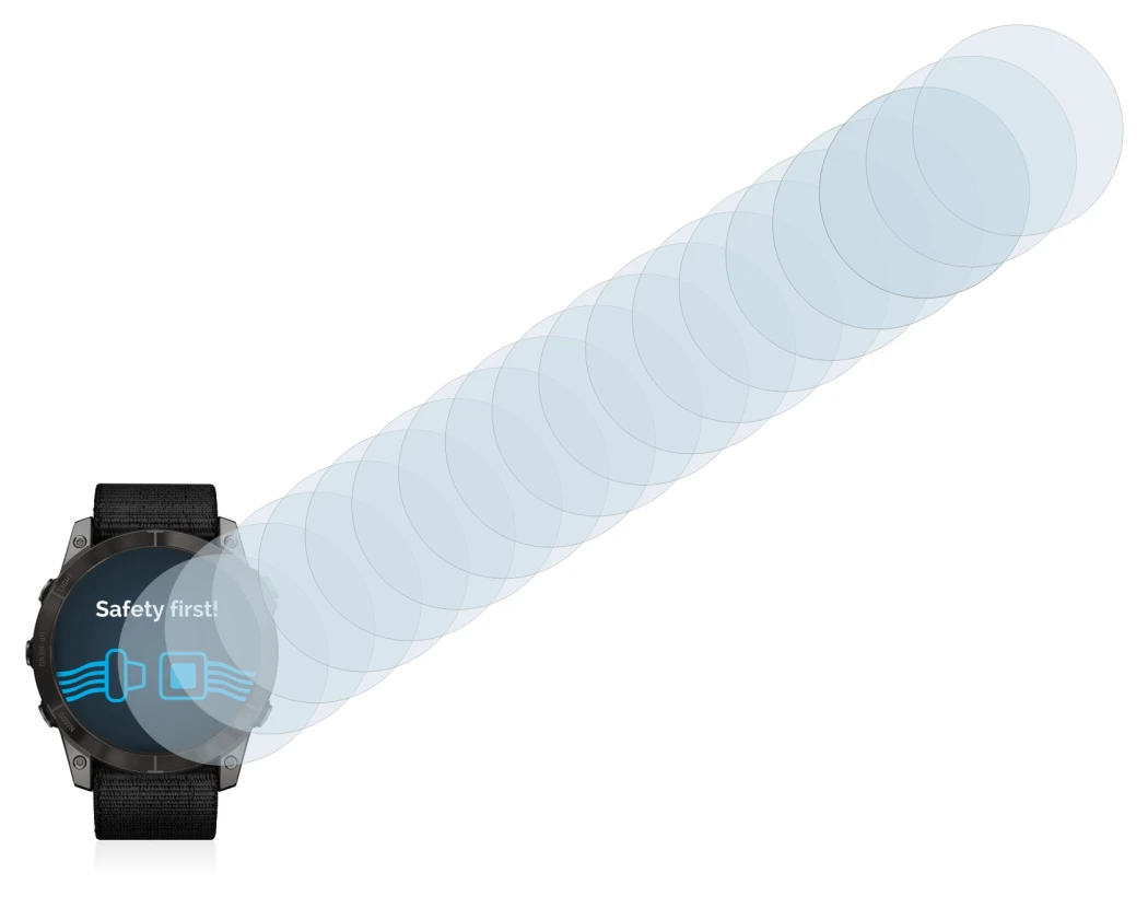 Image of the device Garmin Enduro 2 with a wide variety of screen protectors.