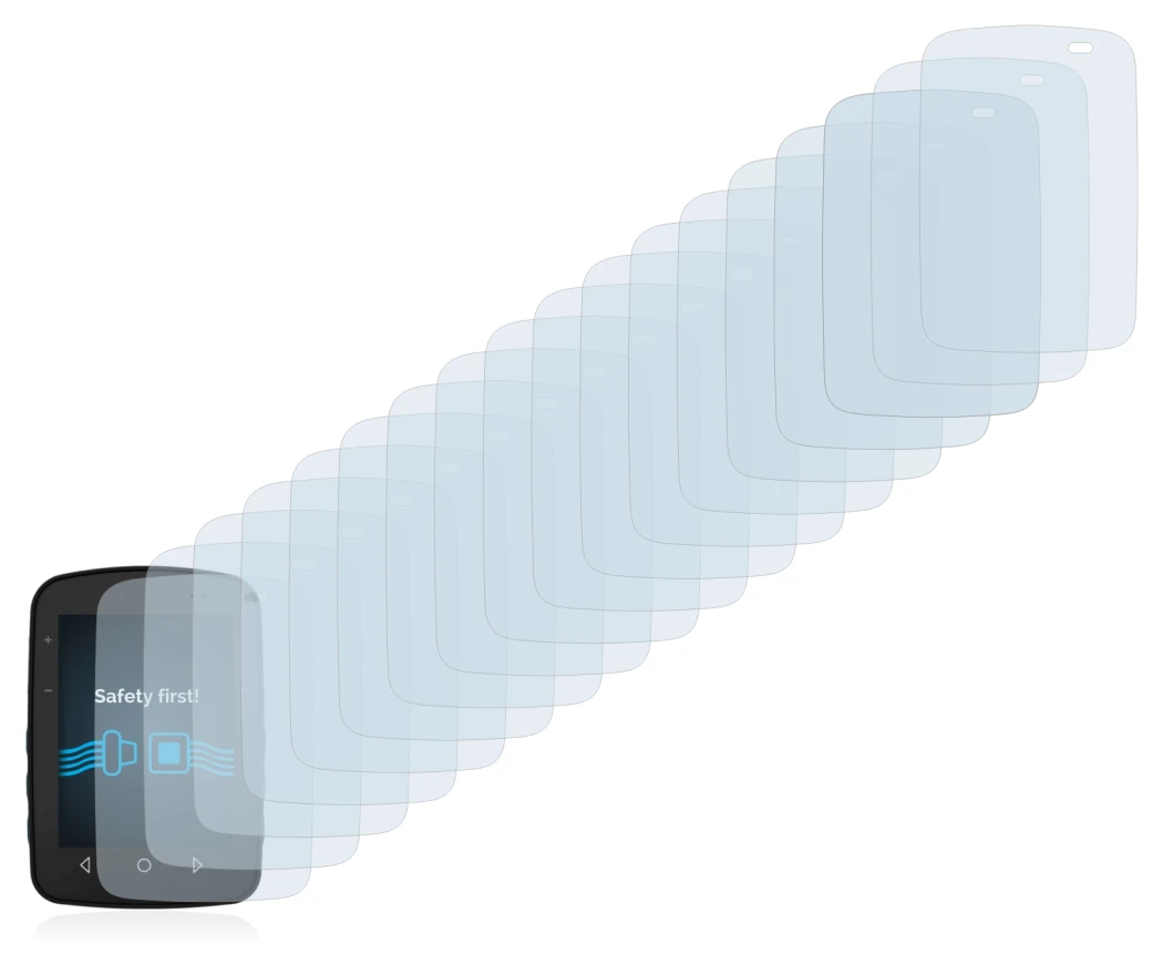 Image of the device TwoNav Terra with a wide variety of screen protectors.