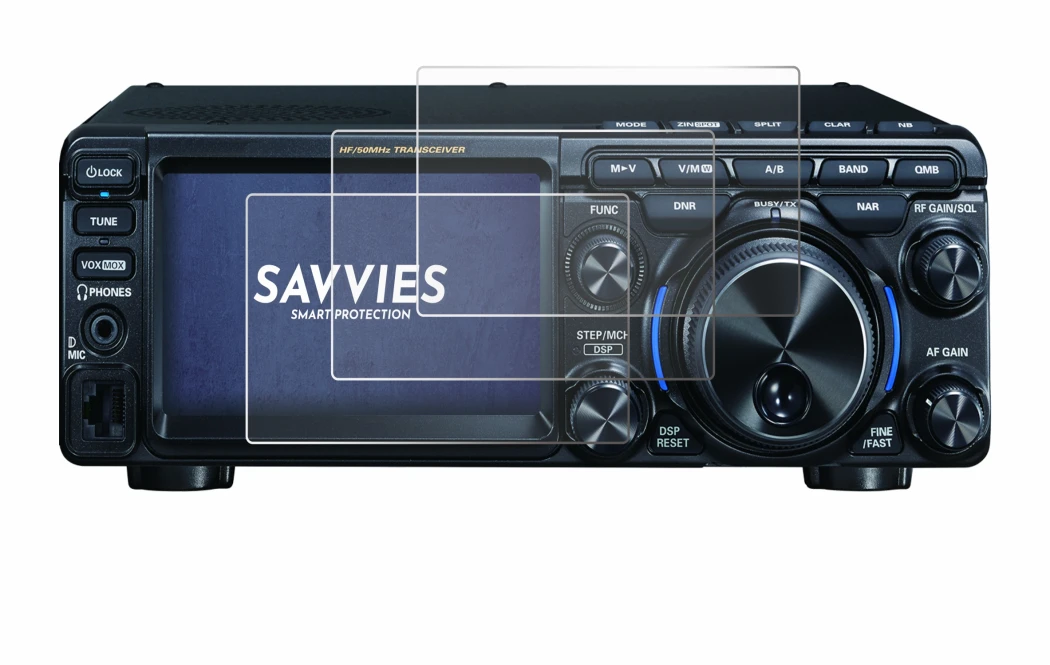 Image of the device Yaesu FT-710 with a wide variety of screen protectors.