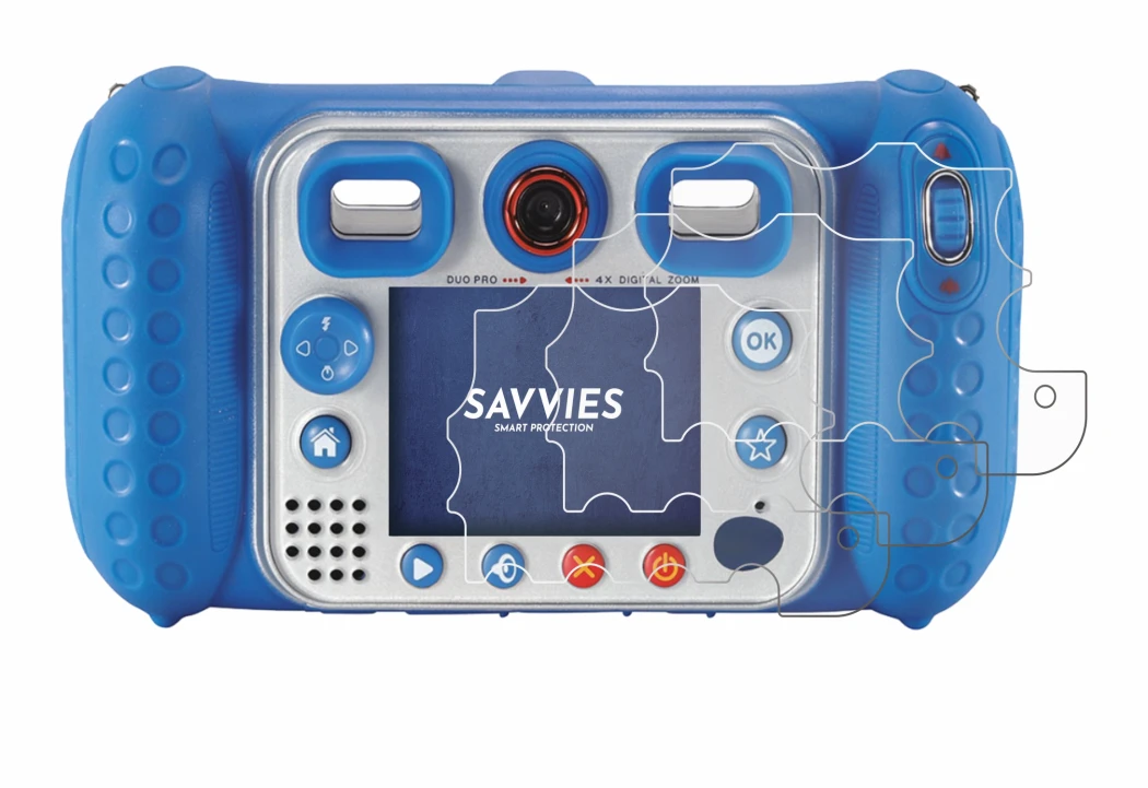 Image of the device Vtech Kidizoom Duo Pro with a wide variety of screen protectors.