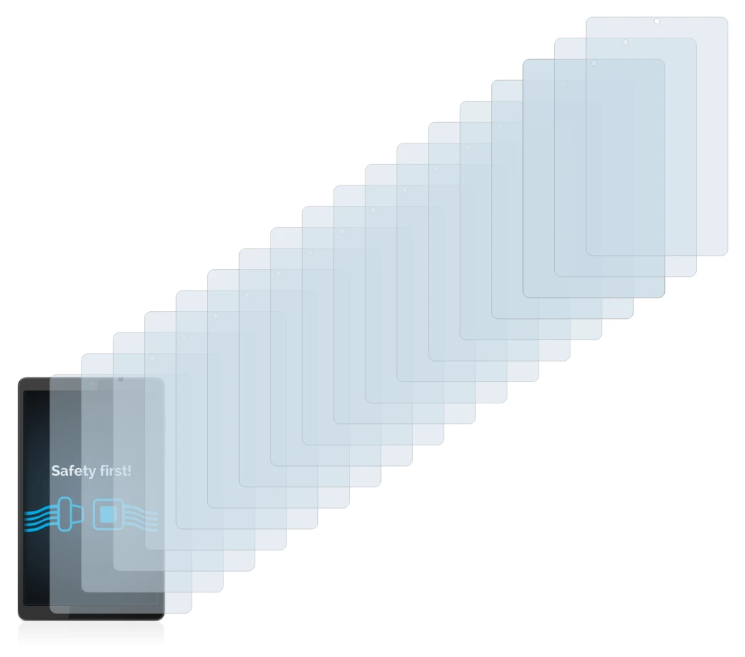 Image of the device Lenovo Tab M8 (4th Gen.) with a wide variety of screen protectors.