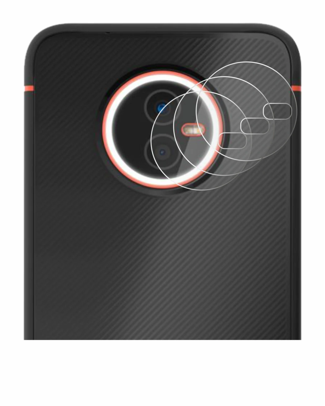 Image of the device Gigaset GX4 (ONLY Camera Lens) with a wide variety of screen protectors.