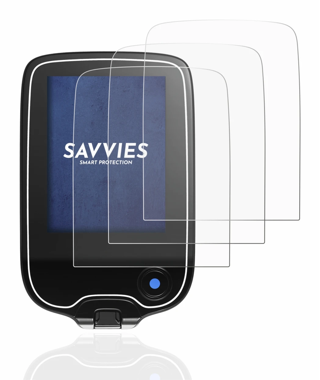 Image of the device Freestyle Libre 3 with a wide variety of screen protectors.