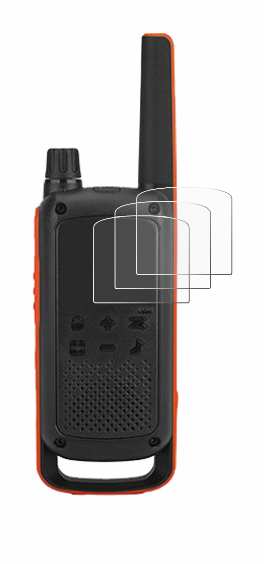 Image of the device Motorola Talkabout T82 with a wide variety of screen protectors.