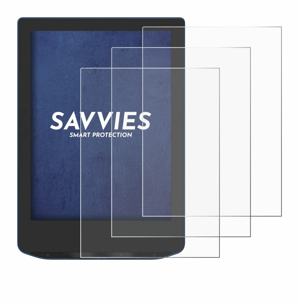 Image of the device PocketBook Verse Pro with a wide variety of screen protectors.