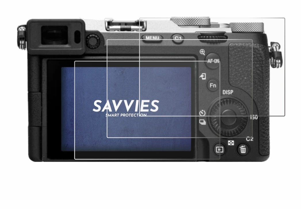 Image of the device Sony Alpha 7C II (ILCE-7CM2) with a wide variety of screen protectors.