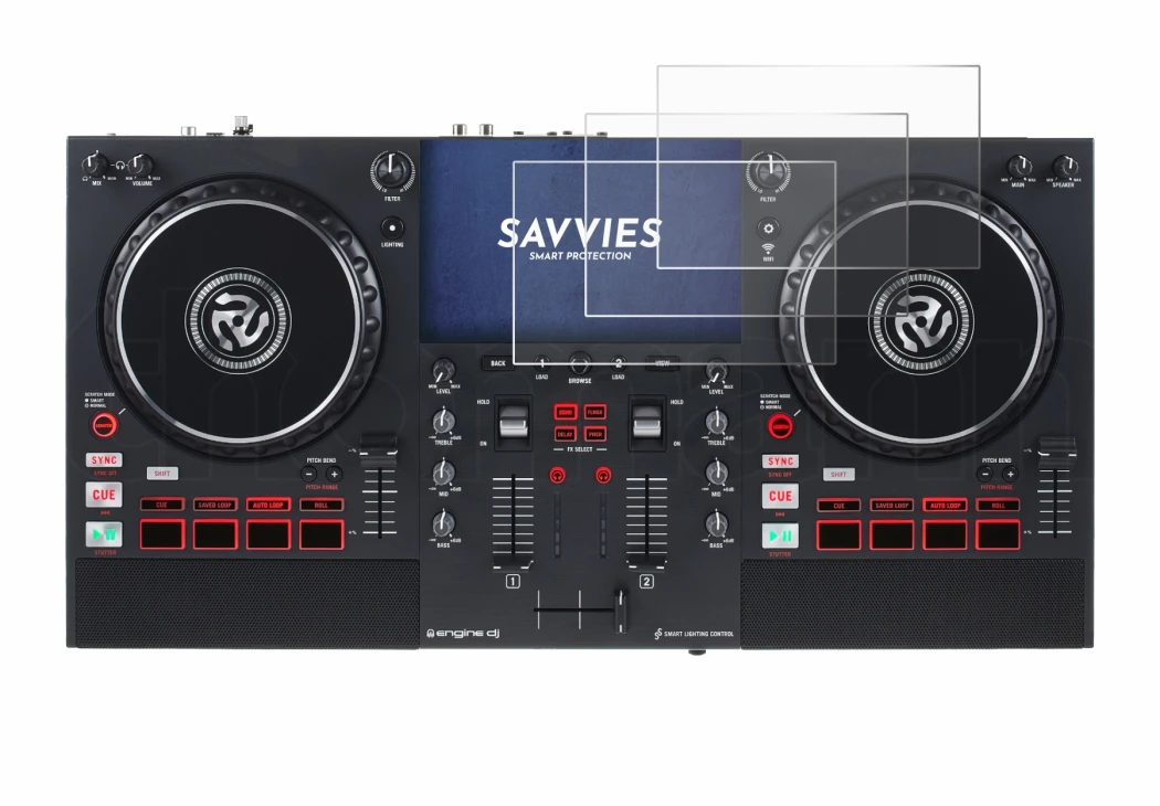 Image of the device Numark Mixstream Pro+ with a wide variety of screen protectors.