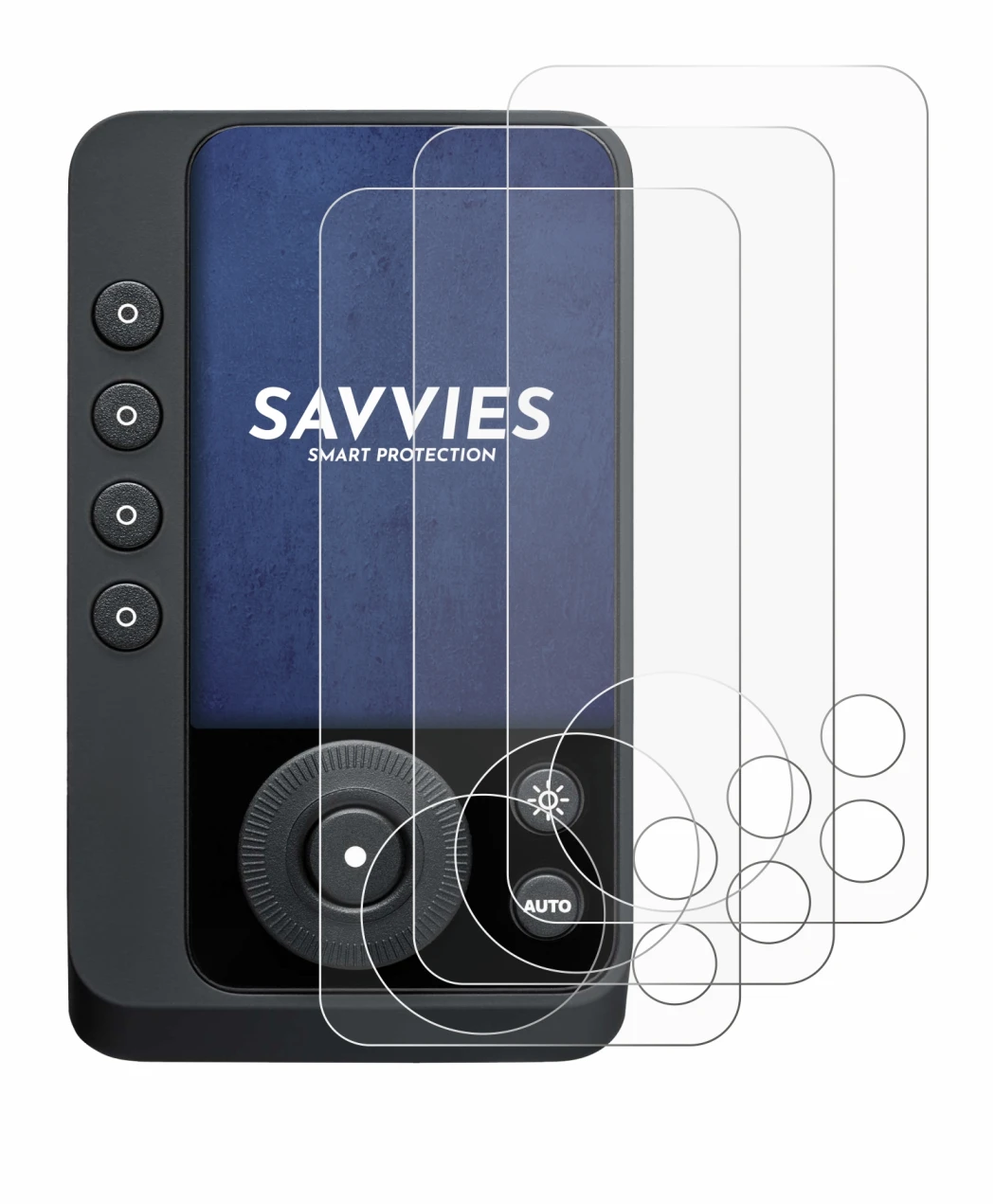 Image of the device Profoto Connect Pro with a wide variety of screen protectors.