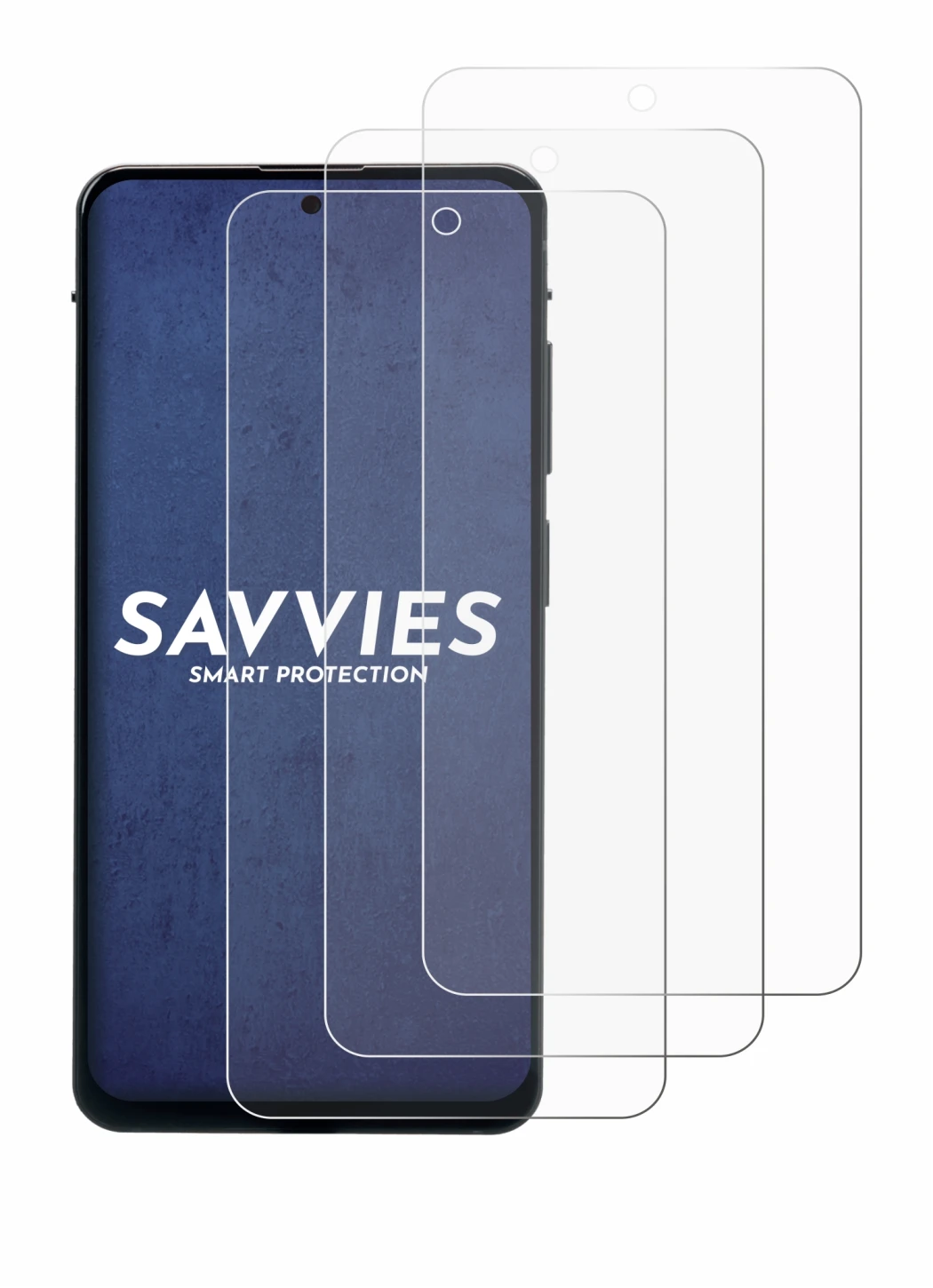 Image of the device Murena 2 with a wide variety of screen protectors.