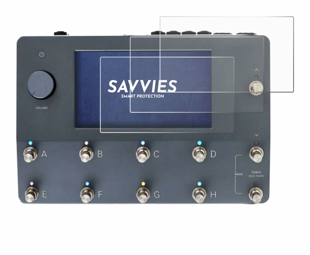 Image of the device Neural DSP Quad Cortex with a wide variety of screen protectors.