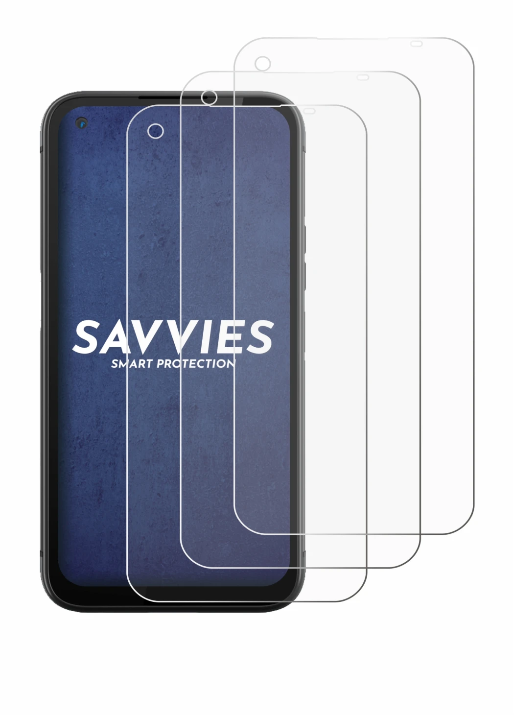 Image of the device Gigaset GX6 Pro with a wide variety of screen protectors.