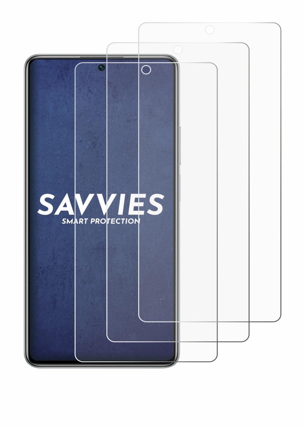 Image of the device Xiaomi 11T 5G with a wide variety of screen protectors.
