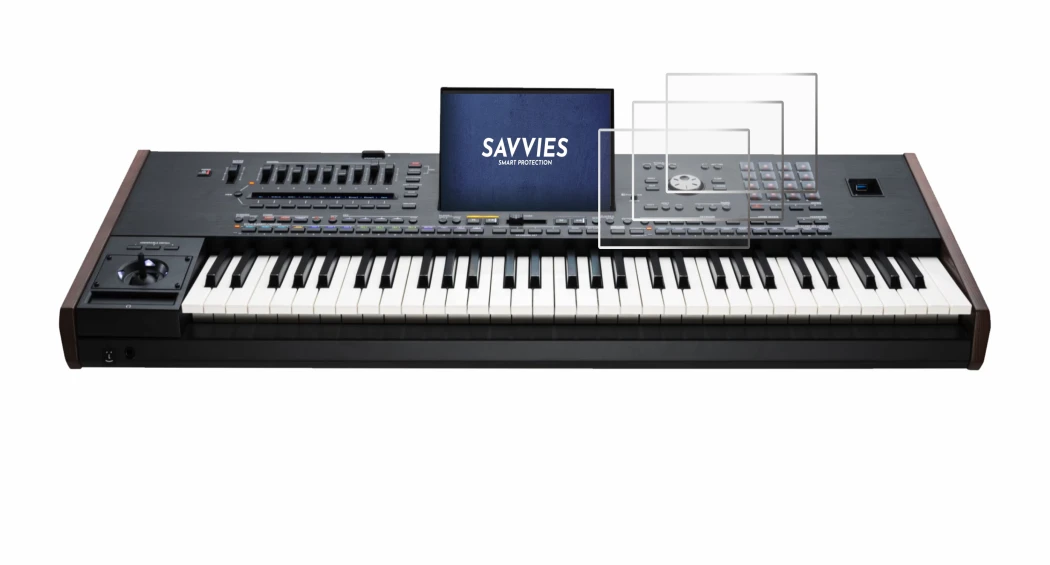 Image of the device KORG Pa5X with a wide variety of screen protectors.