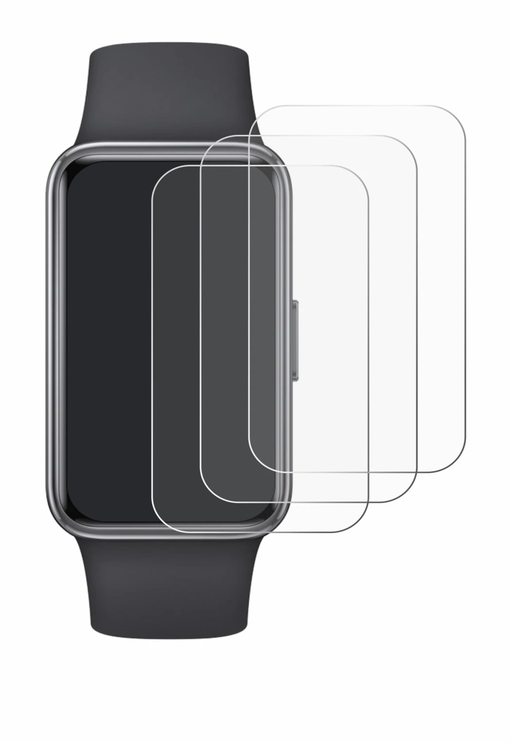 Image of the device Huawei Band 9 with a wide variety of screen protectors.