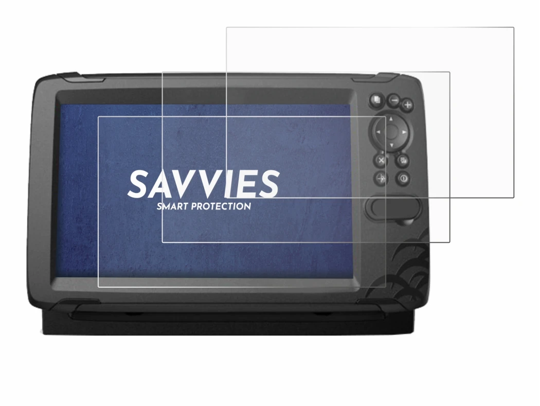 Image of the device Lowrance HOOK Reveal 9 with a wide variety of screen protectors.