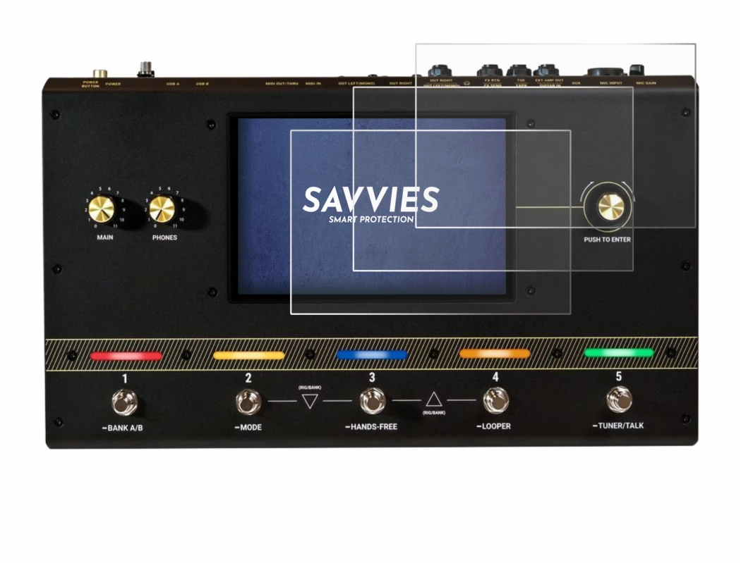 Image of the device Headrush Core with a wide variety of screen protectors.