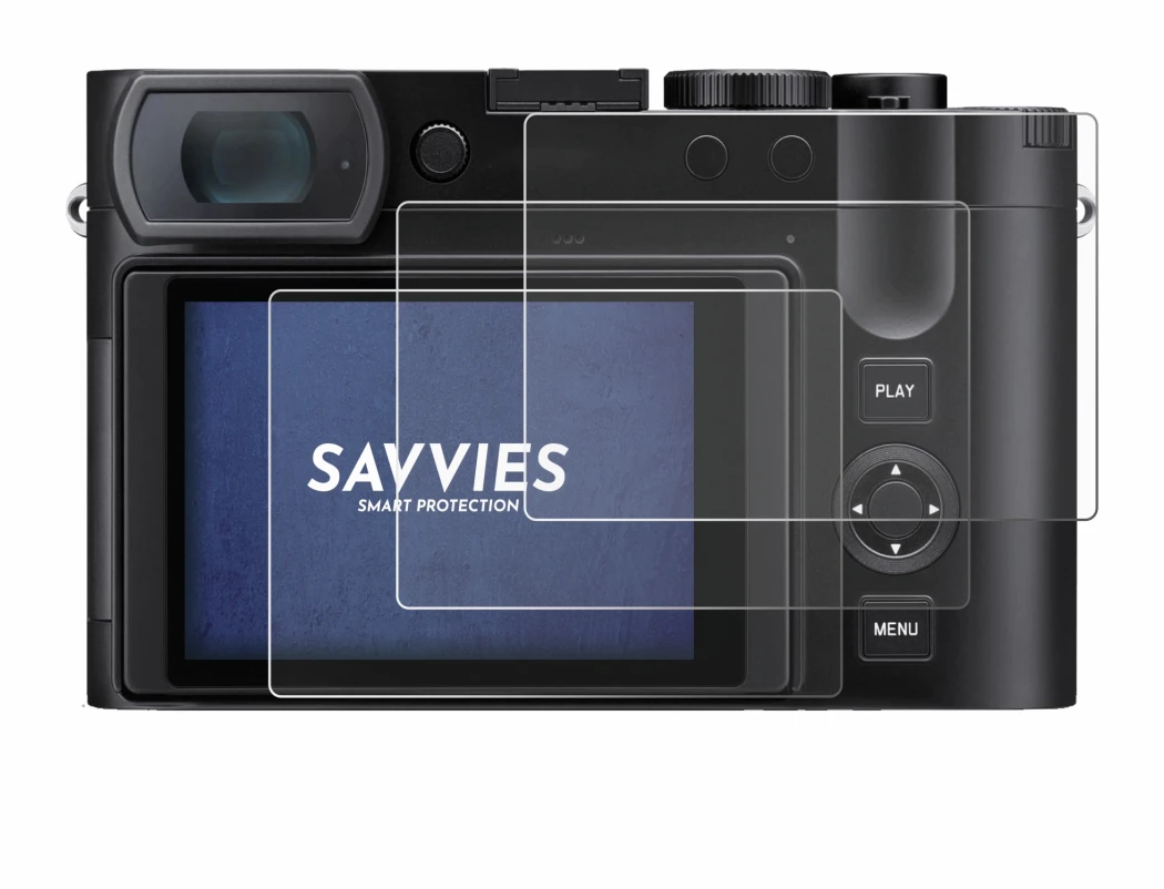 Image of the device Leica Q3 43 with a wide variety of screen protectors.