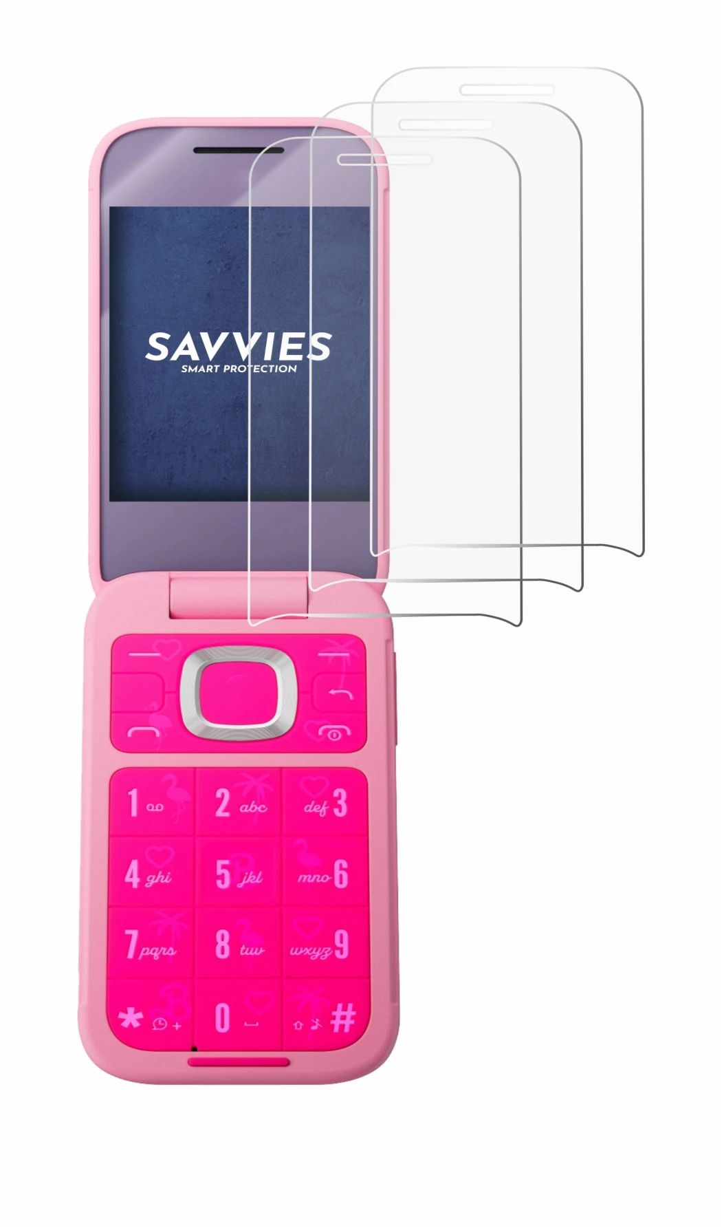 Image of the device HMD Barbie Phone with a wide variety of screen protectors.