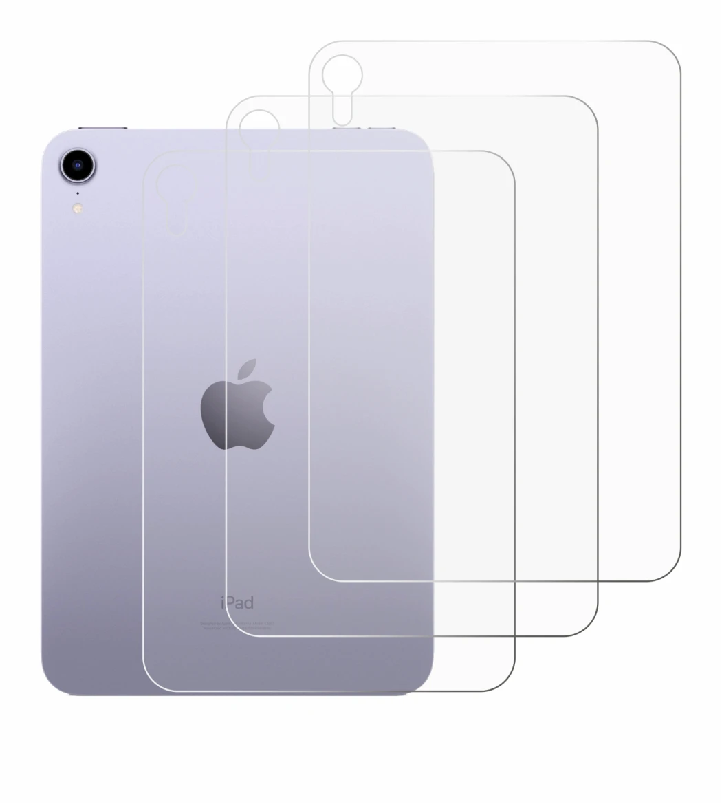 Image of the device Apple iPad Mini 7 WiFi 2024 (Back) with a wide variety of screen protectors.