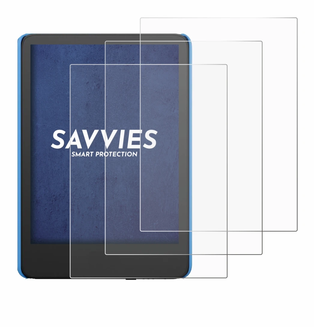 Image of the device Amazon Kindle Kids (2024) with a wide variety of screen protectors.