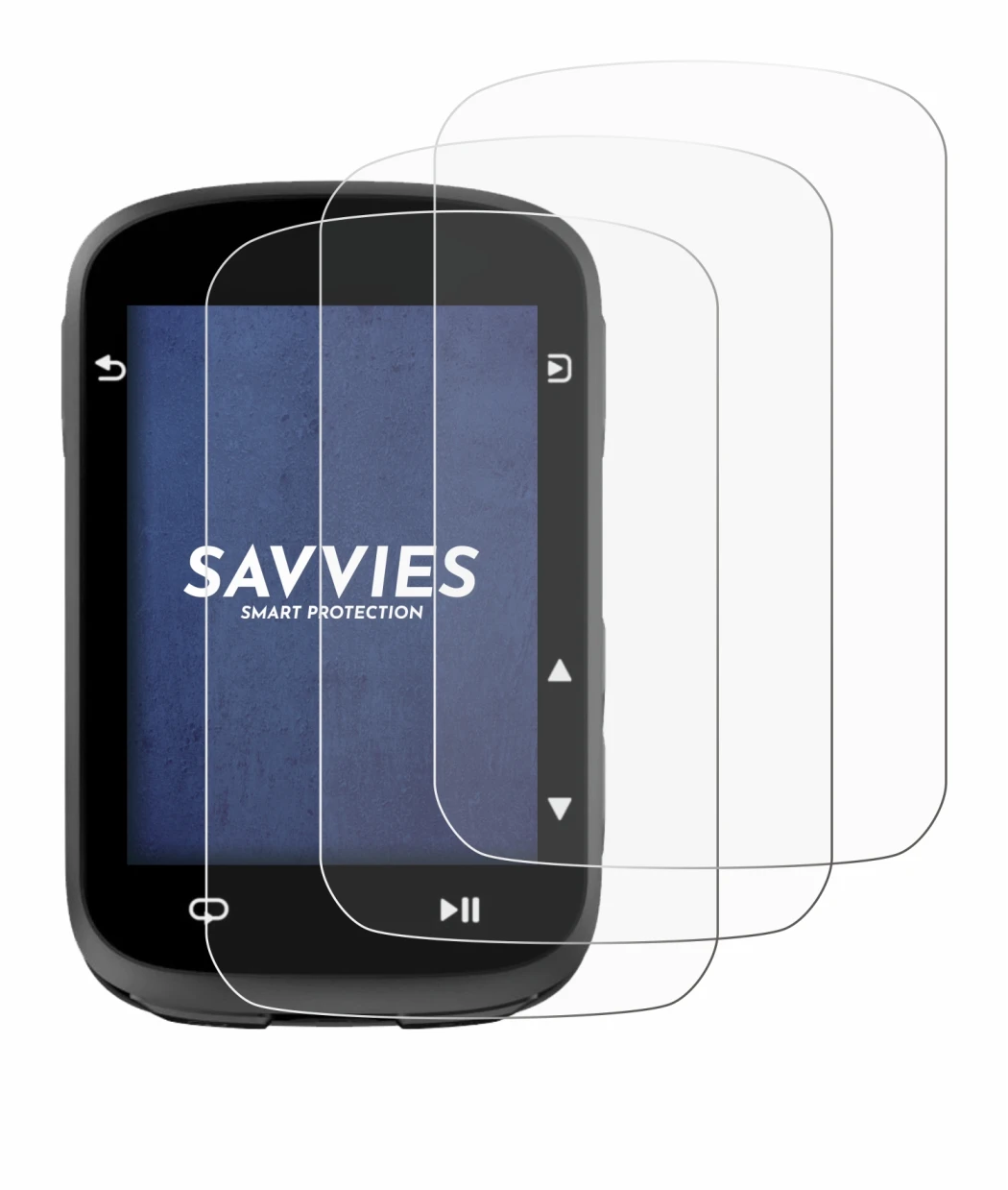 Image of the device CooSpo CS500 with a wide variety of screen protectors.