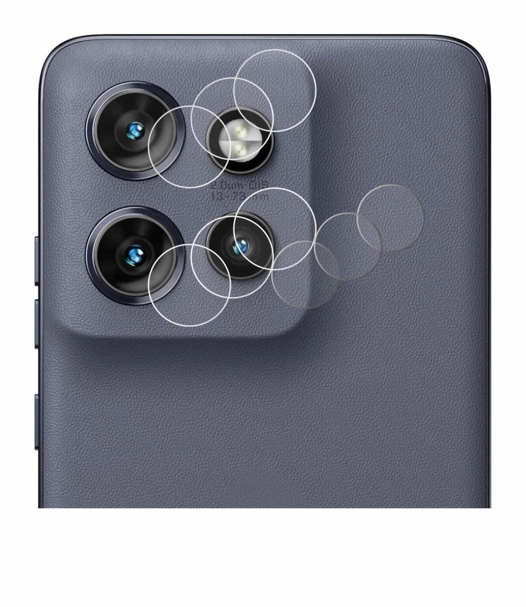 Image of the device Motorola Edge 50 Neo (ONLY Camera Lens) with a wide variety of screen protectors.