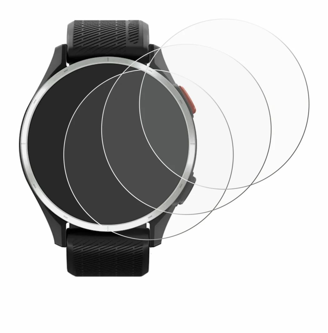 Image of the device Garmin Approach S44 with a wide variety of screen protectors.