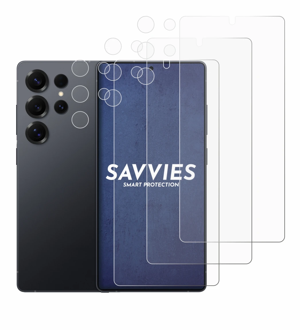 Image of the device Samsung Galaxy S25 Ultra Enterprise Edition (Front+Camera) with a wide variety of screen protectors.