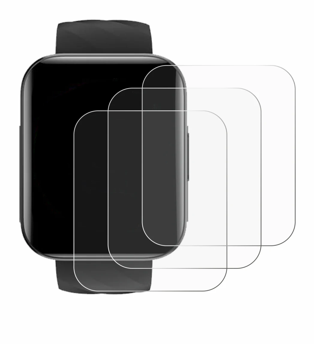 Image of the device Dakofied D1 with a wide variety of screen protectors.