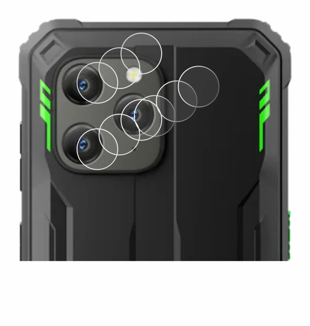 Image of the device Blackview BV5300 Plus (ONLY Camera Lens) with a wide variety of screen protectors.