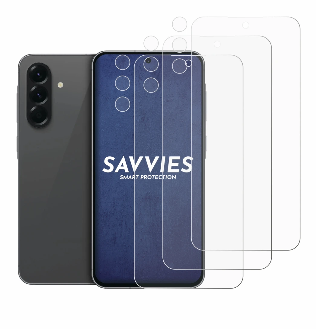 Image of the device Samsung Galaxy A56 5G (Front+Camera) with a wide variety of screen protectors.